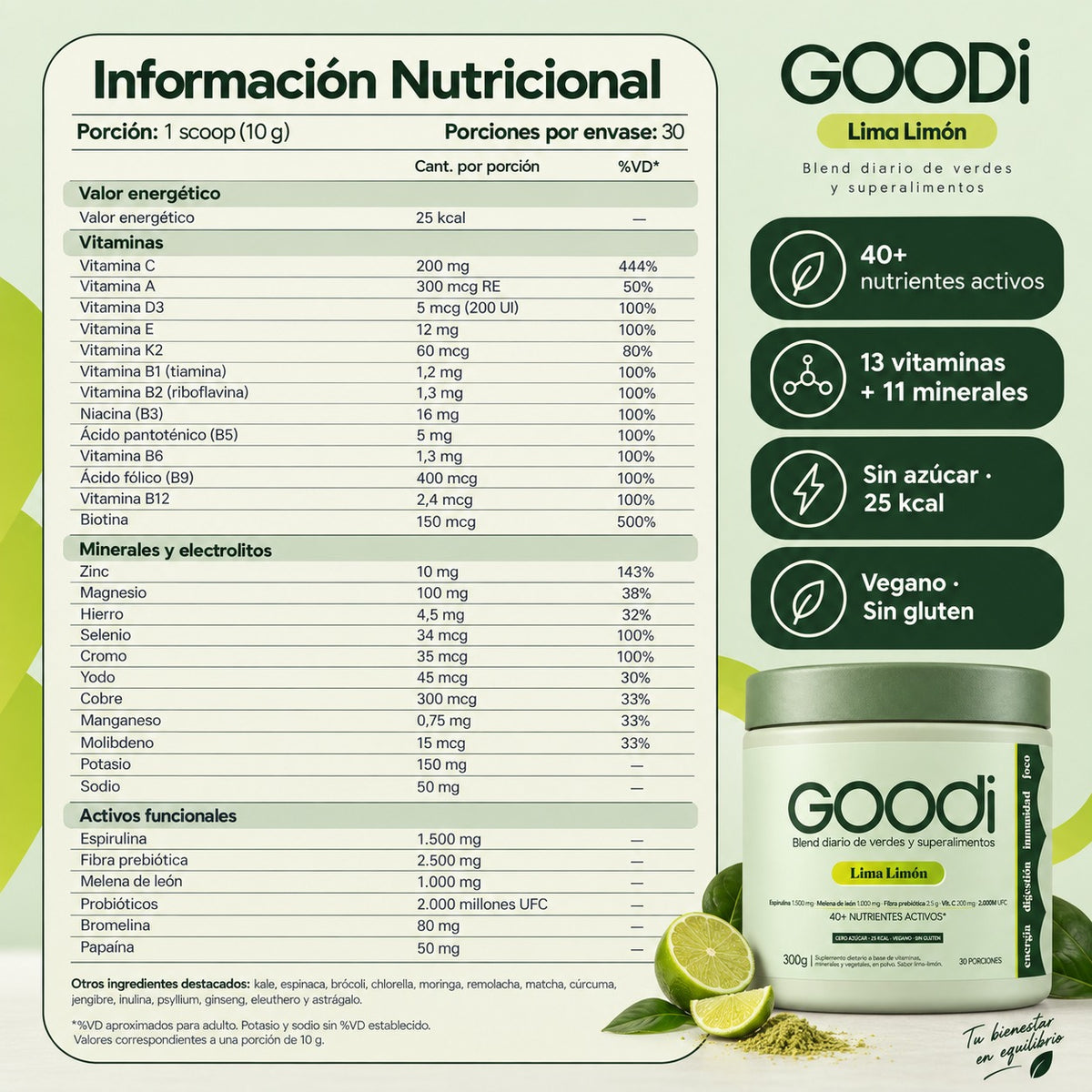 Greens - Blend de Verdes y Superalimentos